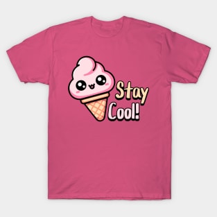 Stay Cool! Cute Ice Cream Puns T-Shirt